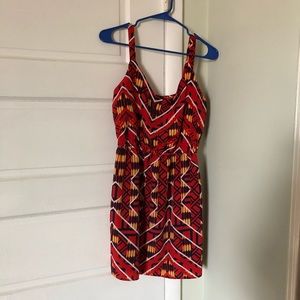 Beautifully Patterned Red Dress